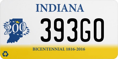 IN license plate 393GO