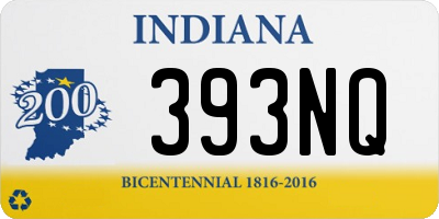 IN license plate 393NQ