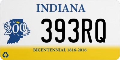 IN license plate 393RQ