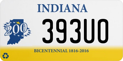 IN license plate 393UO