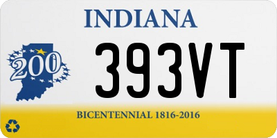 IN license plate 393VT