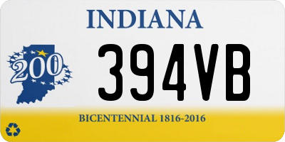 IN license plate 394VB