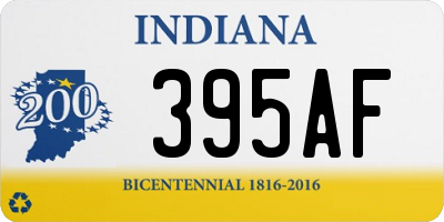 IN license plate 395AF