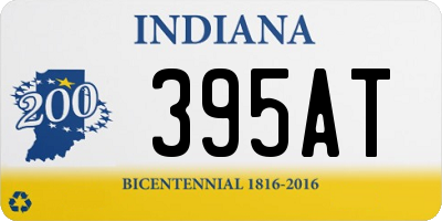 IN license plate 395AT