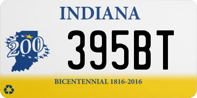 IN license plate 395BT