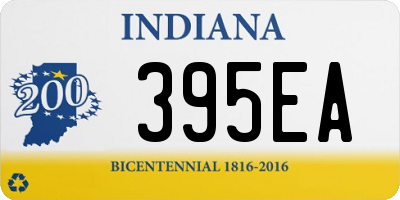 IN license plate 395EA