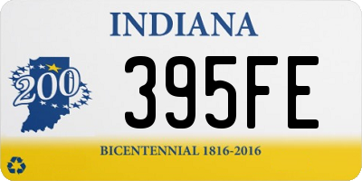 IN license plate 395FE