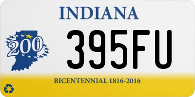 IN license plate 395FU