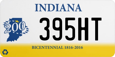 IN license plate 395HT