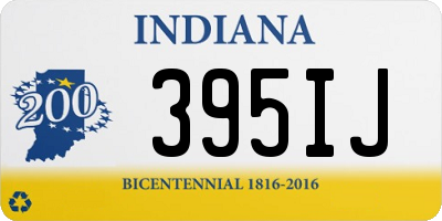 IN license plate 395IJ