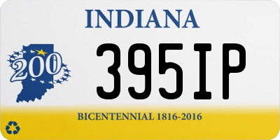 IN license plate 395IP