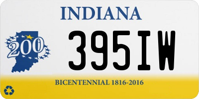 IN license plate 395IW