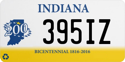 IN license plate 395IZ