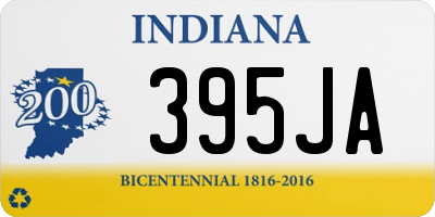 IN license plate 395JA