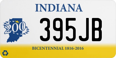 IN license plate 395JB