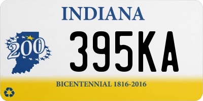 IN license plate 395KA