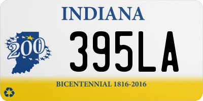 IN license plate 395LA