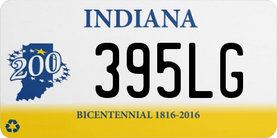 IN license plate 395LG