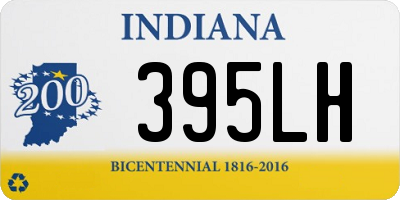 IN license plate 395LH