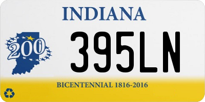 IN license plate 395LN