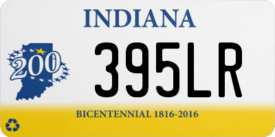 IN license plate 395LR