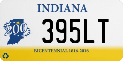IN license plate 395LT