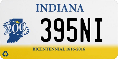 IN license plate 395NI