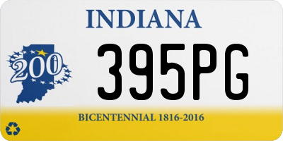 IN license plate 395PG