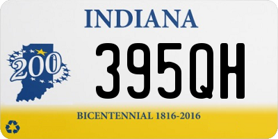 IN license plate 395QH