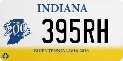 IN license plate 395RH