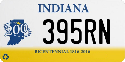 IN license plate 395RN