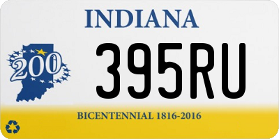 IN license plate 395RU