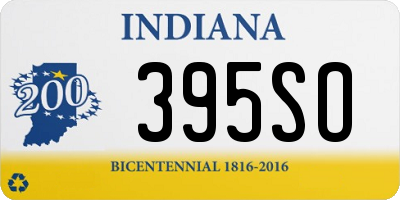 IN license plate 395SO