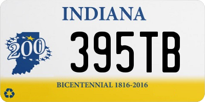 IN license plate 395TB