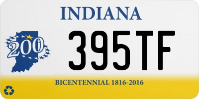 IN license plate 395TF