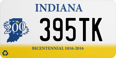 IN license plate 395TK