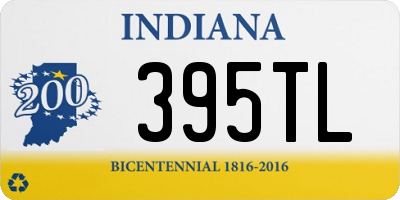 IN license plate 395TL