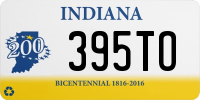 IN license plate 395TO