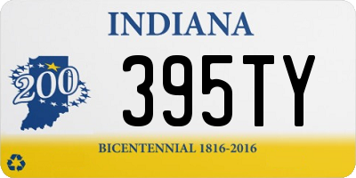 IN license plate 395TY