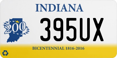 IN license plate 395UX