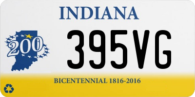 IN license plate 395VG