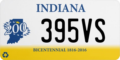 IN license plate 395VS