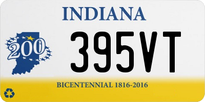 IN license plate 395VT