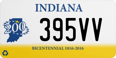 IN license plate 395VV