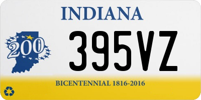 IN license plate 395VZ