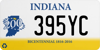 IN license plate 395YC