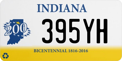 IN license plate 395YH