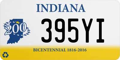 IN license plate 395YI