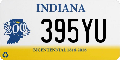 IN license plate 395YU