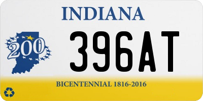 IN license plate 396AT